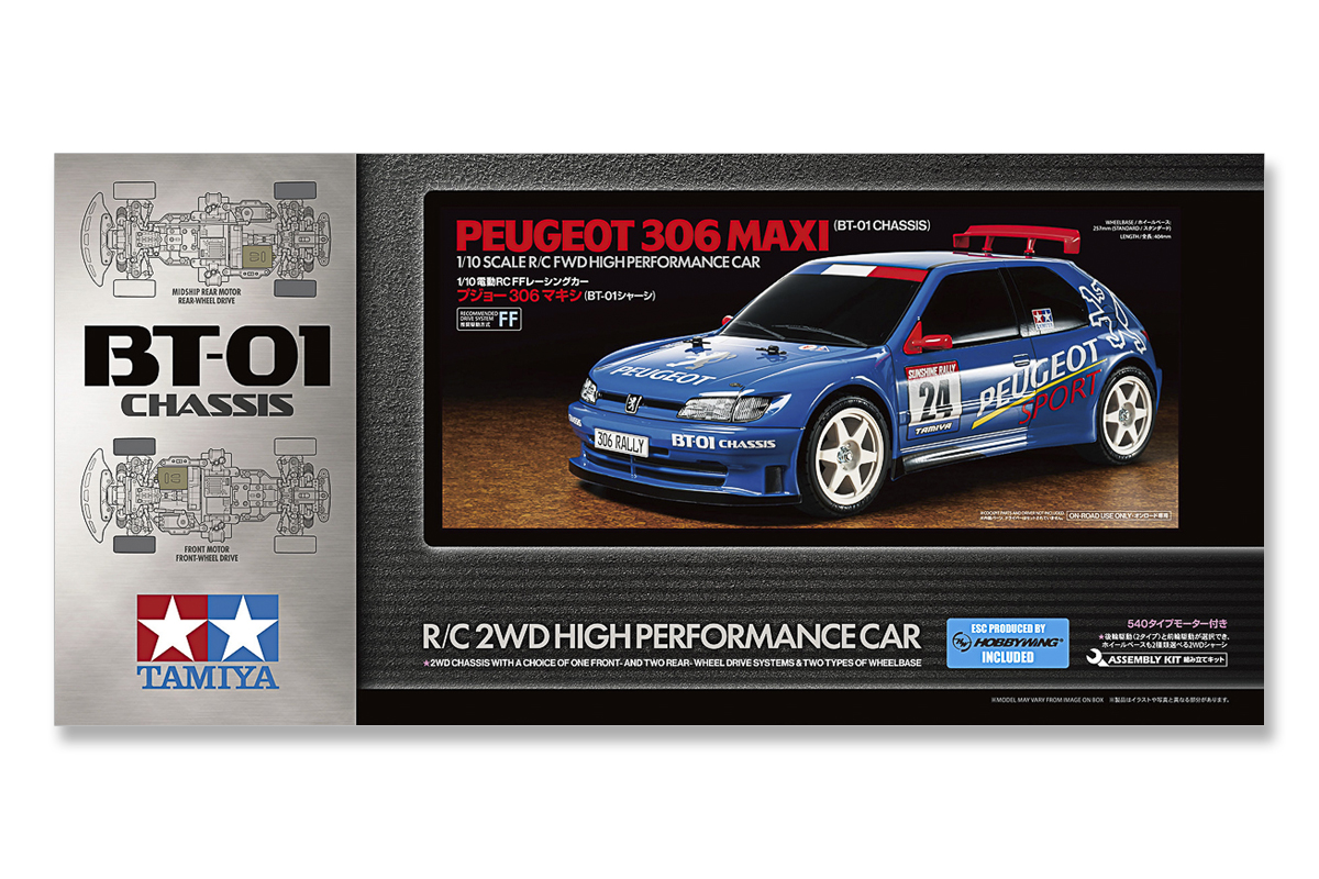 TAMIYA 1/10 R/C Peugeot 306 Maxi (BT-01). - Vestergaard Group