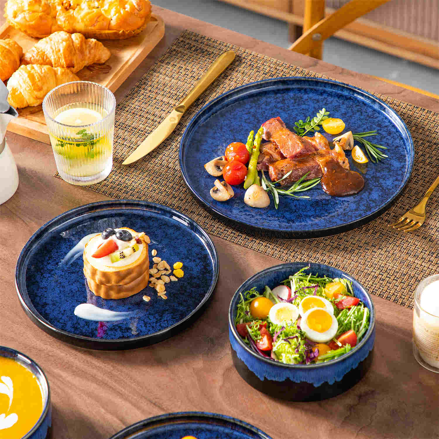 Reactive Glaze Dinnerware | Stylish & Practical Set