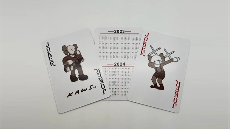 たーなか）OriginalFake KAWS Playing Card黒 たーなか）OriginalFake