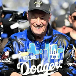 Stan Kasten Dodgers World Series Leather Jacket