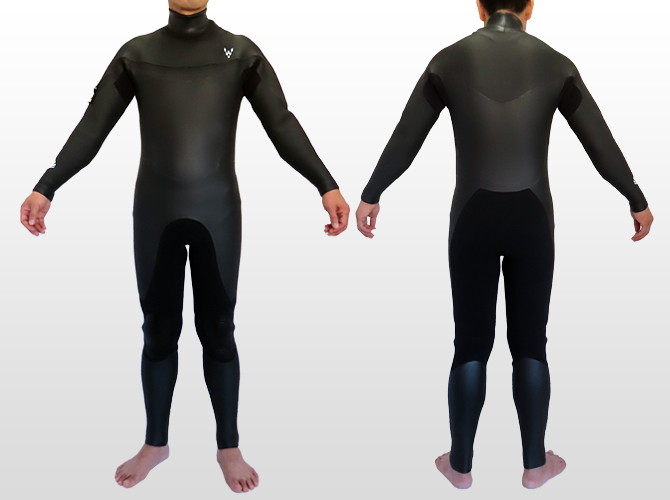 セミドライオールブラック5/3mm ウェットスーツレガシー