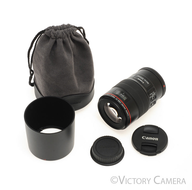 Canon EOS EF 100mm f2.8 L IS USM Macro AF Telephoto Prime Lens [MINT]