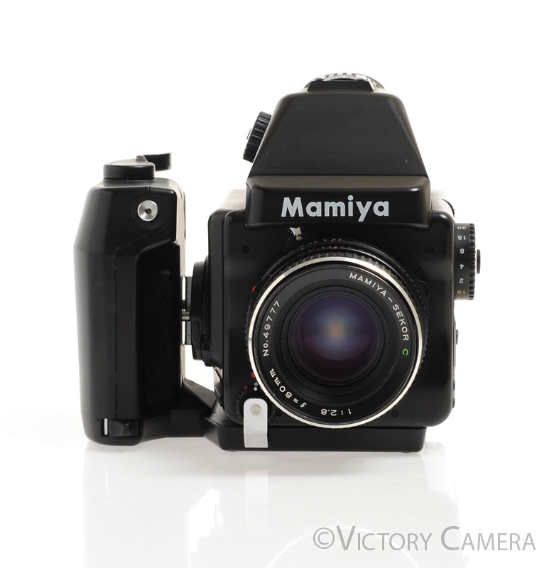 Mamiya 645E Medium Format Camera w/ Metered Prism 80mm f2.8 Lens, Wind