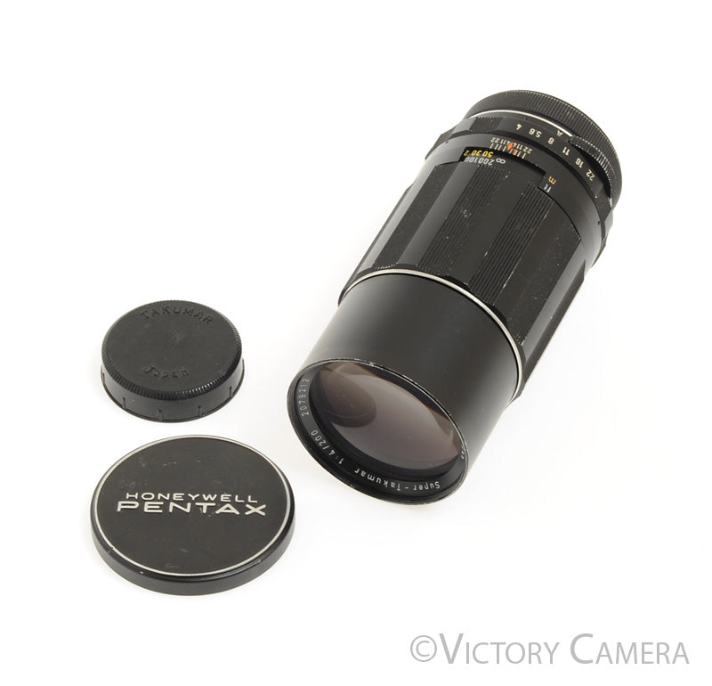 Pentax Super-Takumar 200mm f4 M42 Screw Mount Lens [EXC]