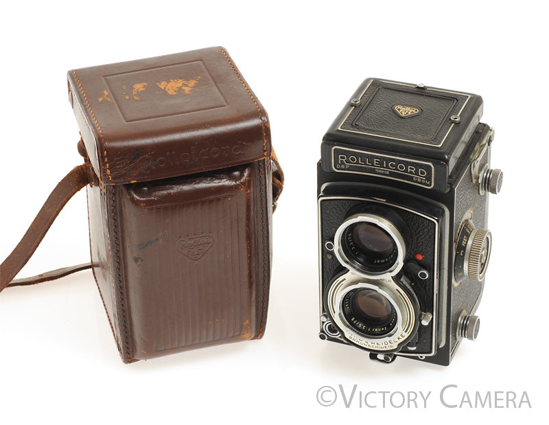 Rollei Rolleicord V TLR Medium Format Camera w/ 75mm f3.5 Xenar Lens [