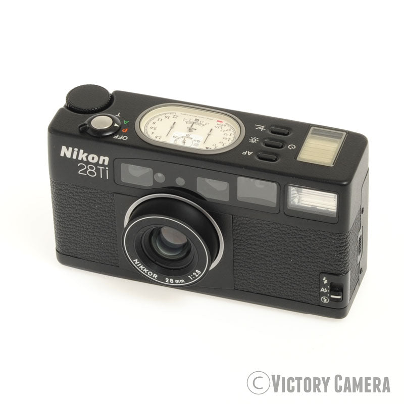 Nikon 28Ti 28 Ti Black 35mm Film Point & Shoot Camera -Cool- [EXC+]