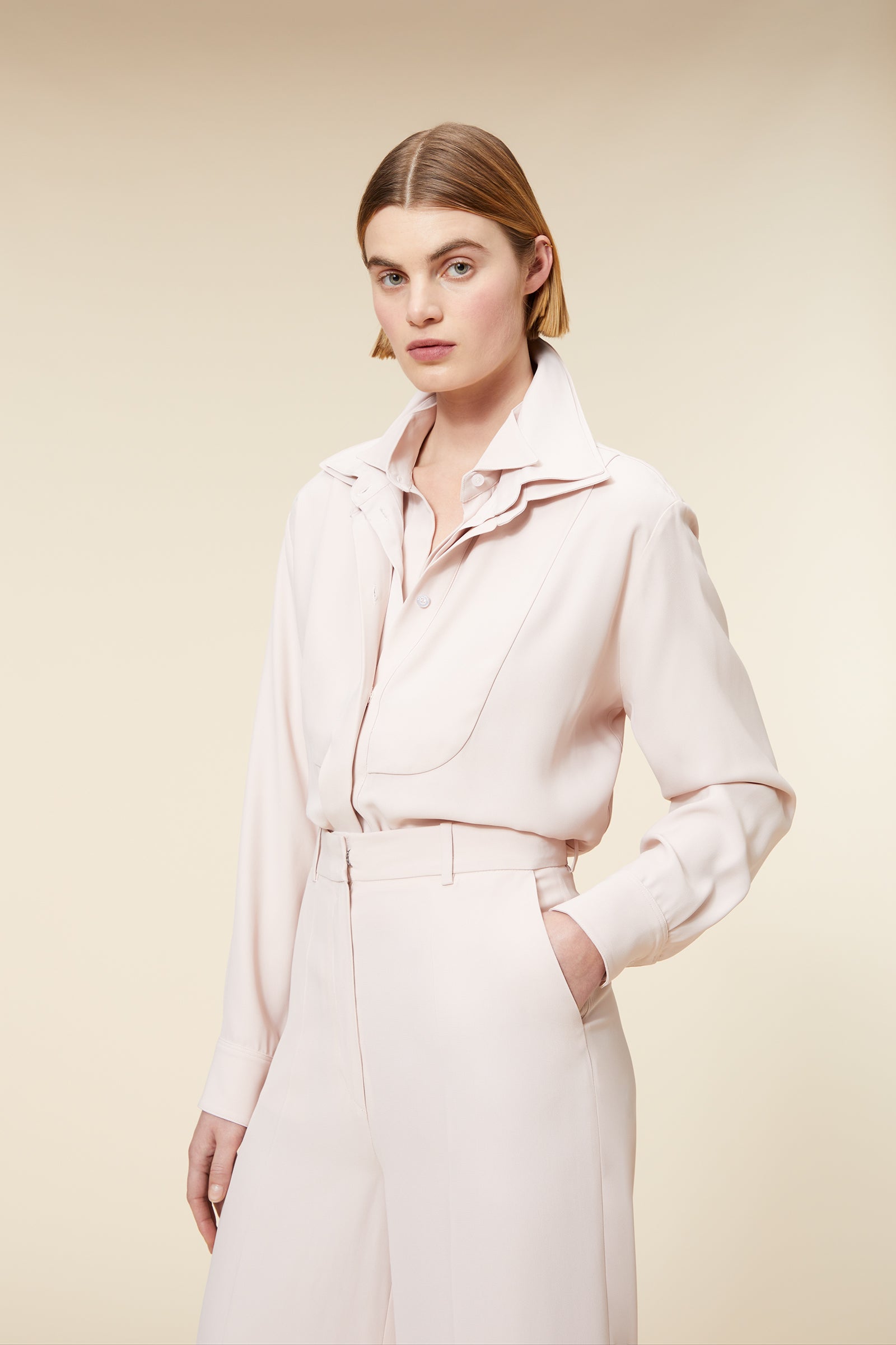 MULTI-LAYERED CREPE SHIRT – Viktor&Rolf