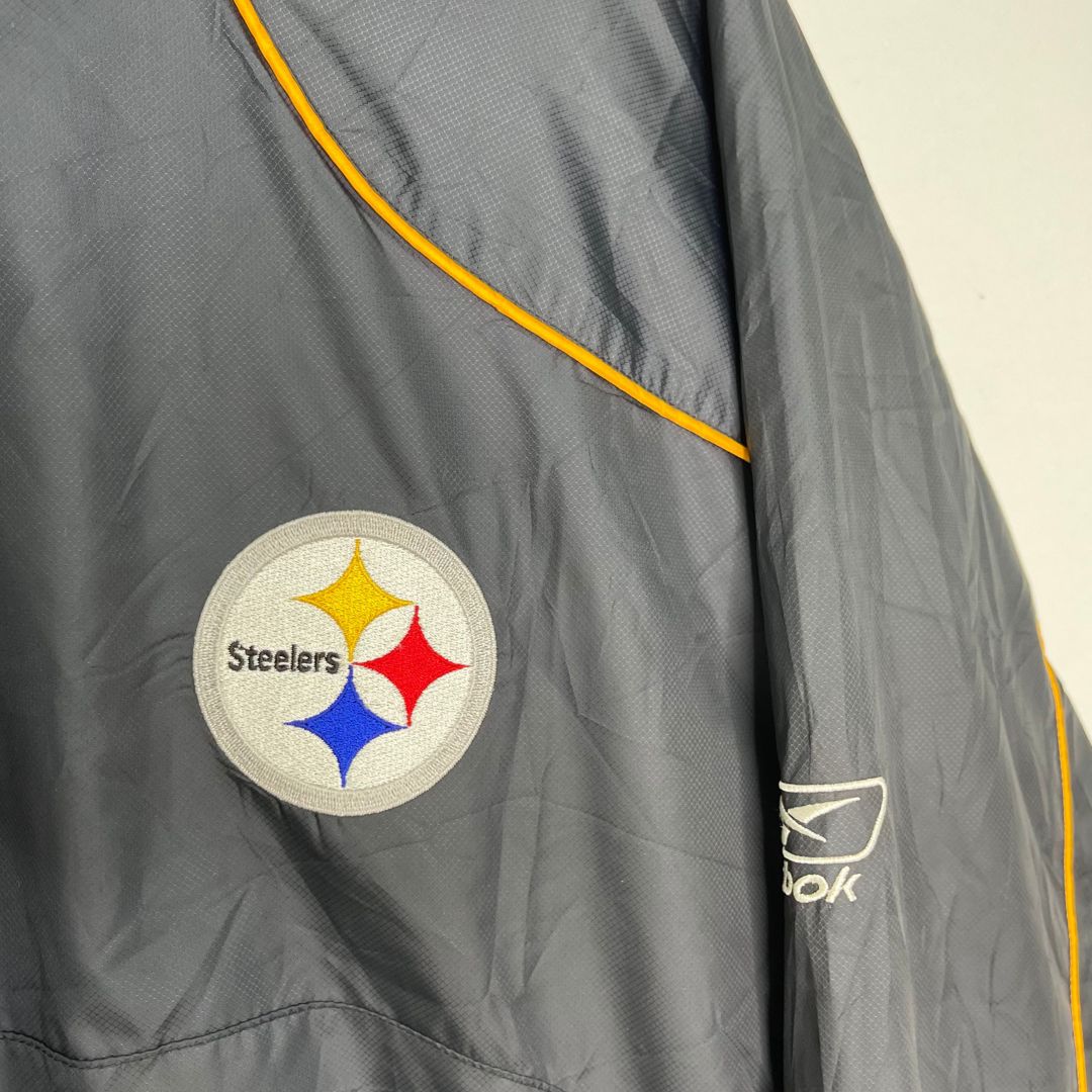 Pittsburgh Steelers Reebok NFL Track Jacket - VintageVera