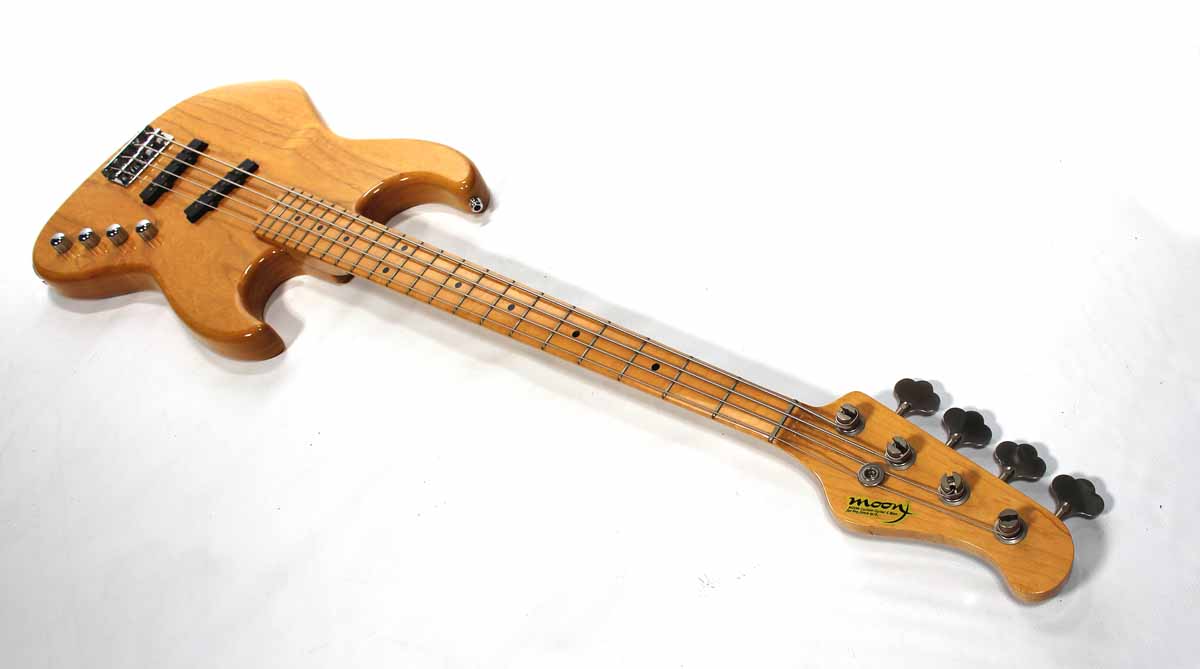 Moon JJ4 Natural Bass For Sale Rickguitars