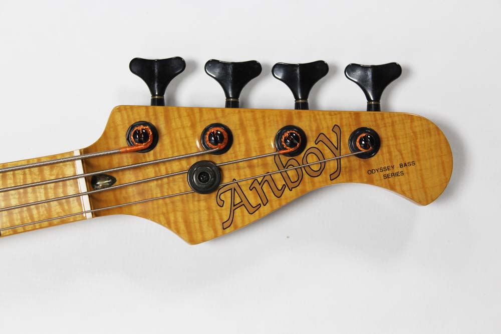 Anboy Odyssey Bass 1995 Translucent Black Bass For Sale Rickguitars