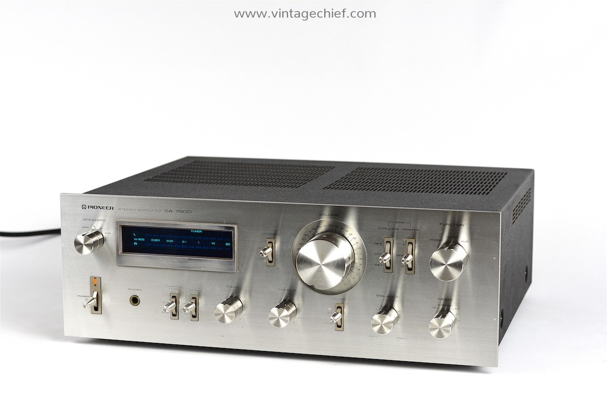 Vintage Pioneer SA-7800 Amplifier | Blue Line Series | Serviced