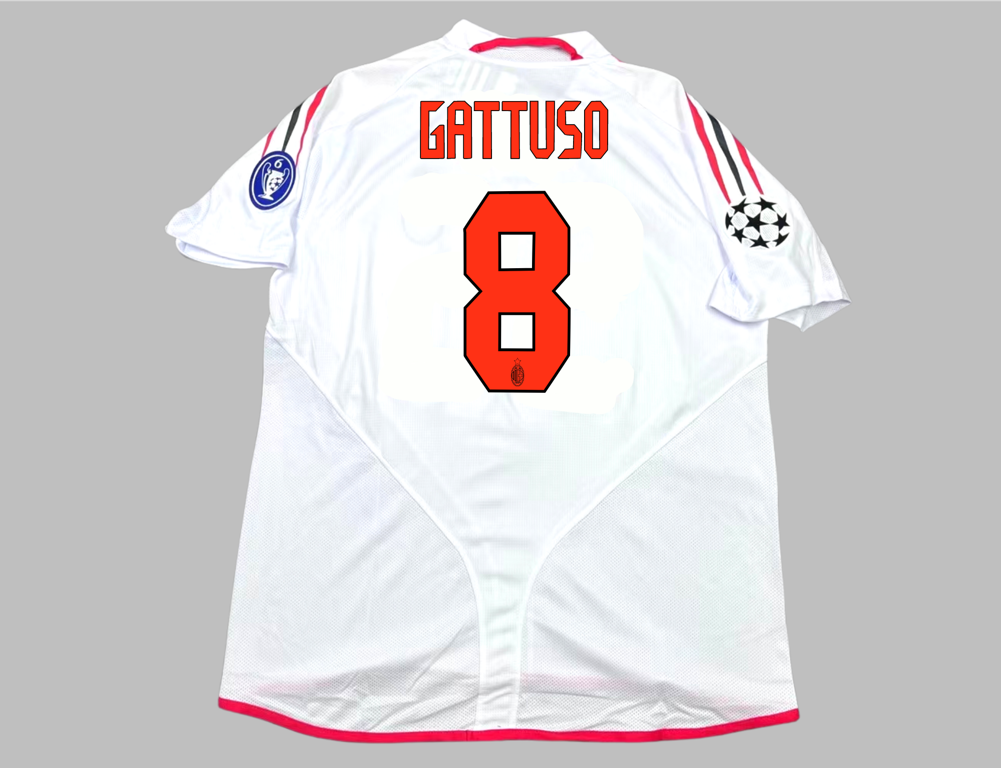 AC MILAN 2004 2005 GATTUSO 8 AWAY SHIRT (Excellent) M – Retro