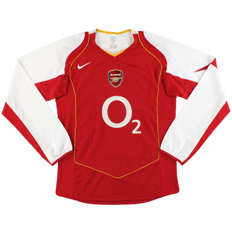 2004-05 Arsenal Nike Home Shirt L/S L 369572 | Vintage Football Shirts