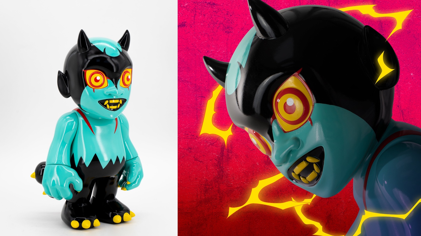 Neo-Lash Devilman by Mutant Vinyl Hardcore x Unbox Industries