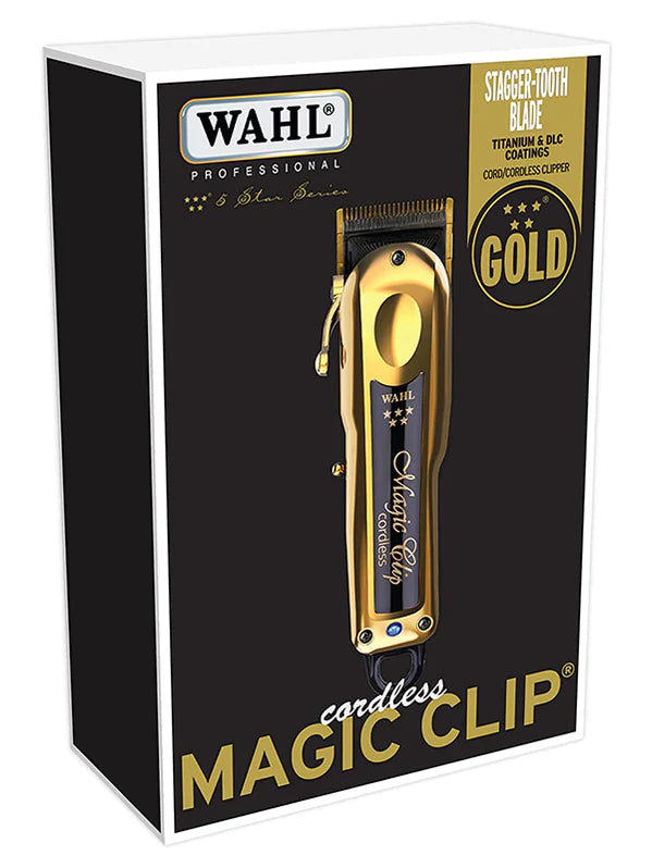 Wahl Gold Magic Clip Cordless - Limited Edition with Stand — Vip
