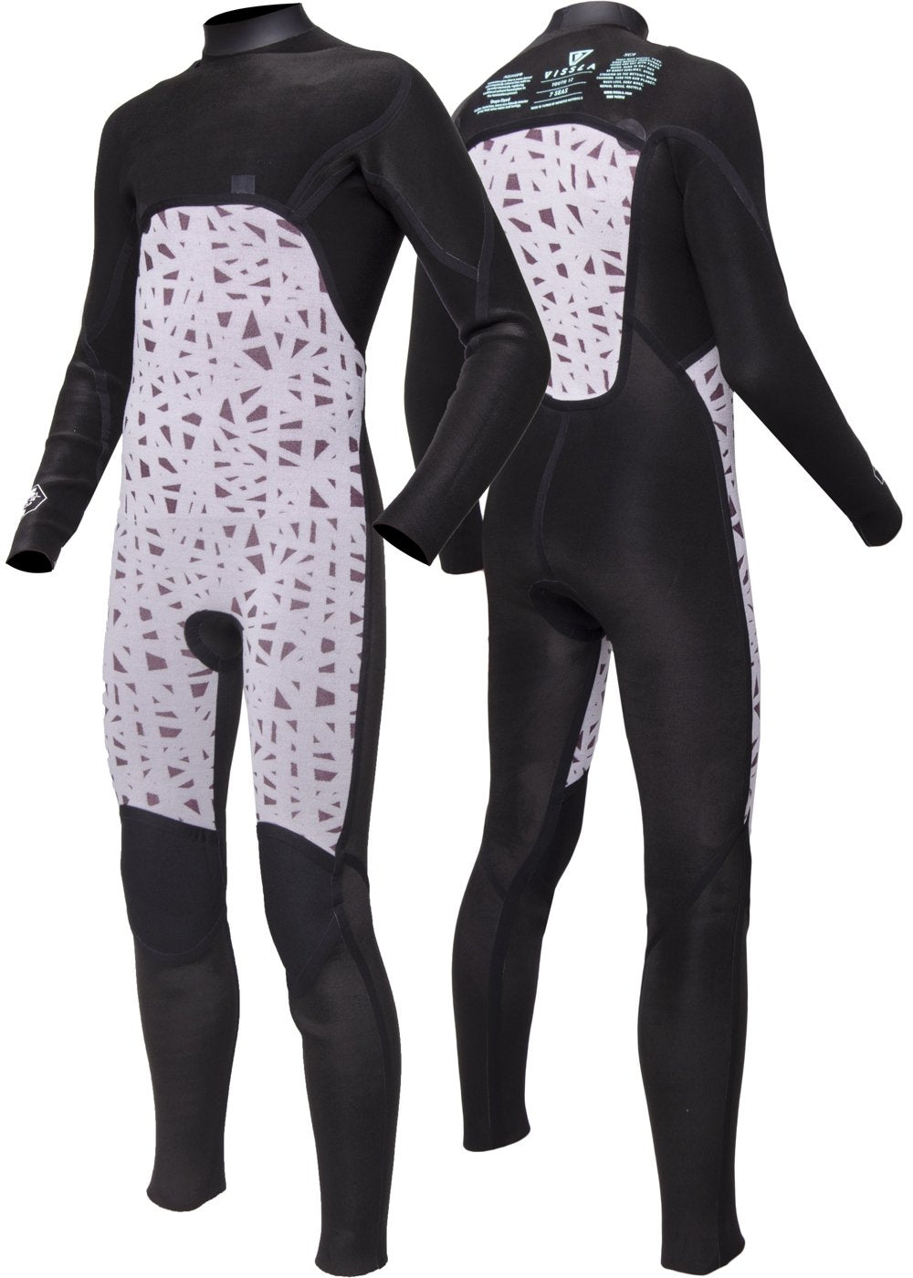 7 Seas Boys 3/2mm Bolt Chest Zip Wetsuit | Vissla Kids Fullsuit