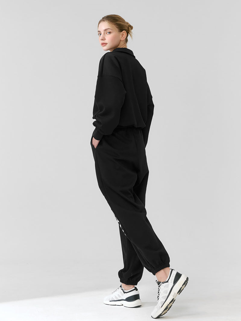 レタリングロゴ入り ルーズフィット ジョガーパンツ (単品)