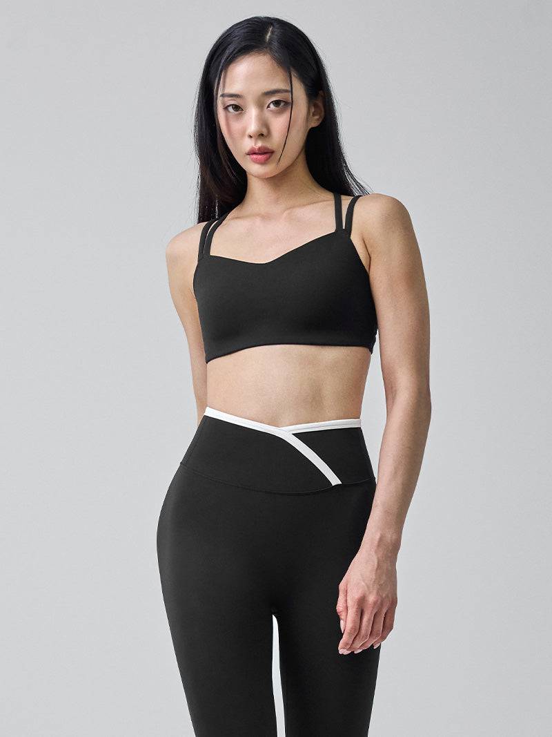 BLACK LABEL シグネチャー パワーライズ パッド一体型 ストラップ ブラ