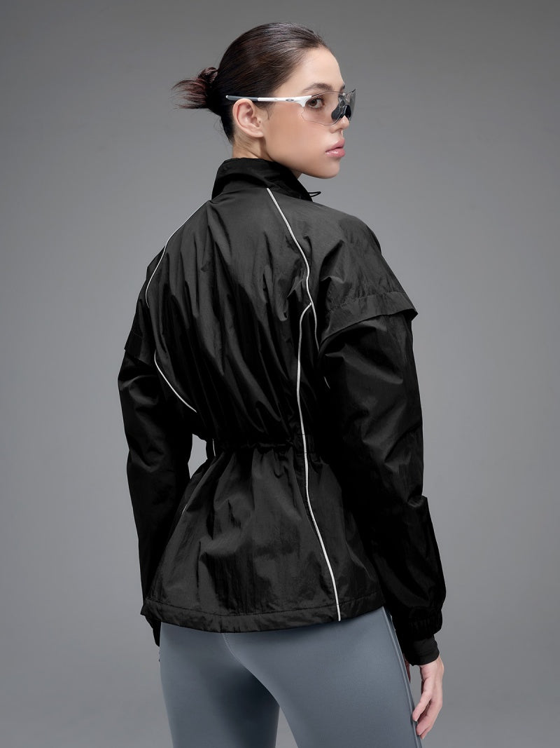 RX リフレクティブ パイピング入り ウィンドブレーカー