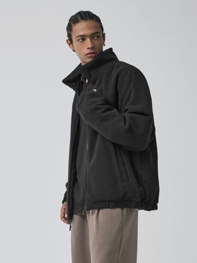 リバーシブル フリース ジャケット