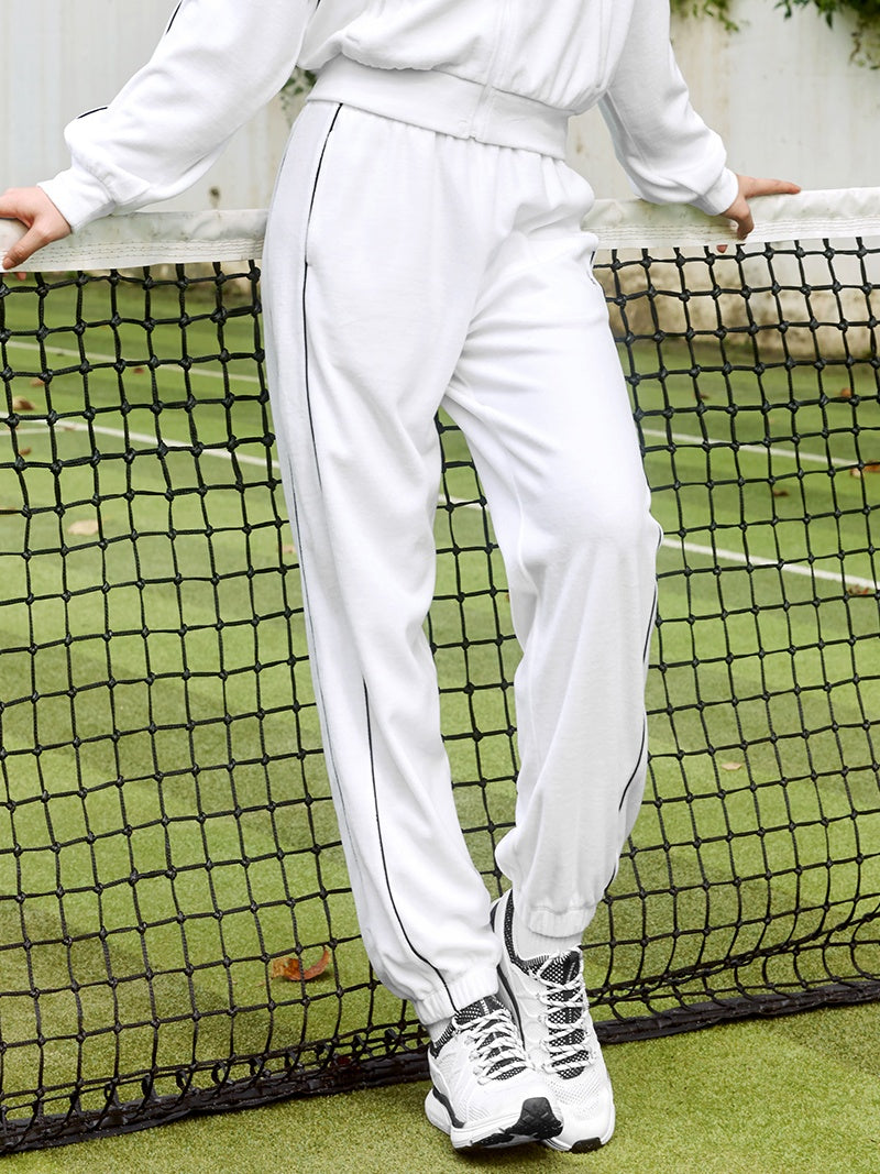 XTFTP16J3 ベロア トラックジョガーパンツ (単品)