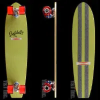 ジーアンドエスサーフスケート60sモディファイ25オリーブグリーン