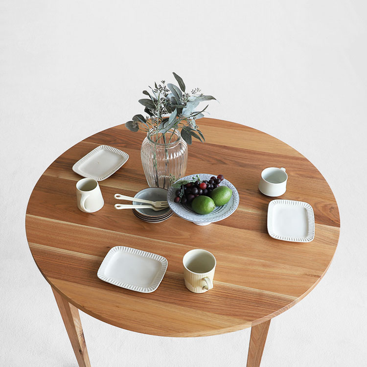 ラウンドテーブル O100 kurumi｜家具とダイニングテーブルの専門店キシル