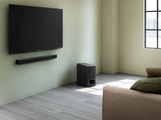 最大出力230Wのエントリーサウンドバー「HT-S350」お手頃価格でお部屋