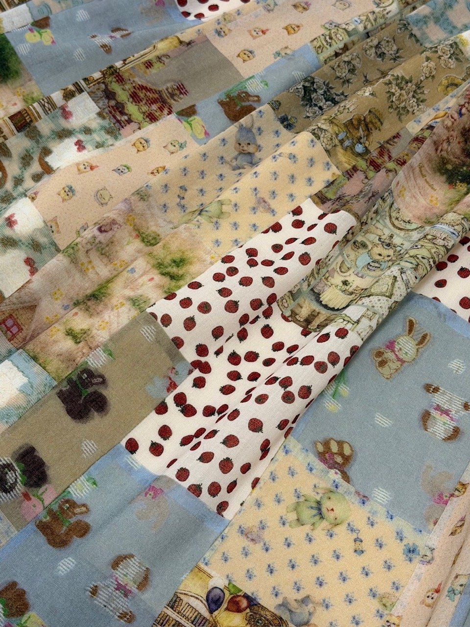 yukiemon（ユキエモン）テキスタイル丈長スカート（M）6160090 | 陽氣