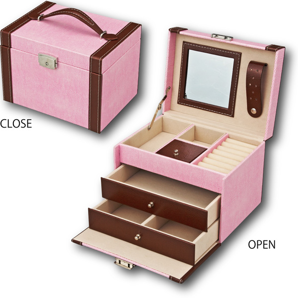 スウィート ジュエリー ボックス「ツートーン(ピンク)」 | ユーパワー