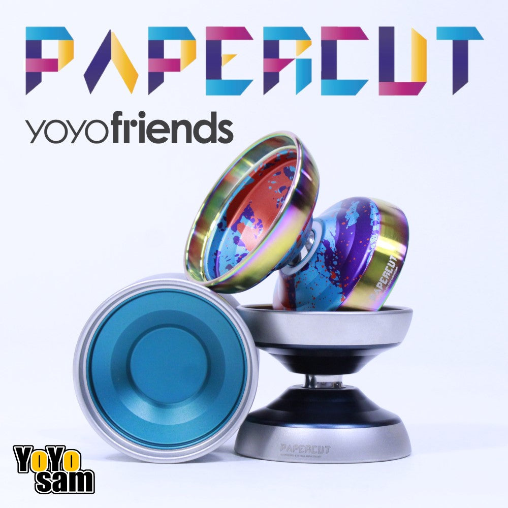 yoyofriends Papercut Yo-Yo - Bi Metal with Stainless Steel Rings