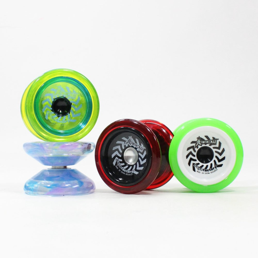 YoYoFactory Arrow Yo-Yo -Beginner Friendly- Extra Bearing Included