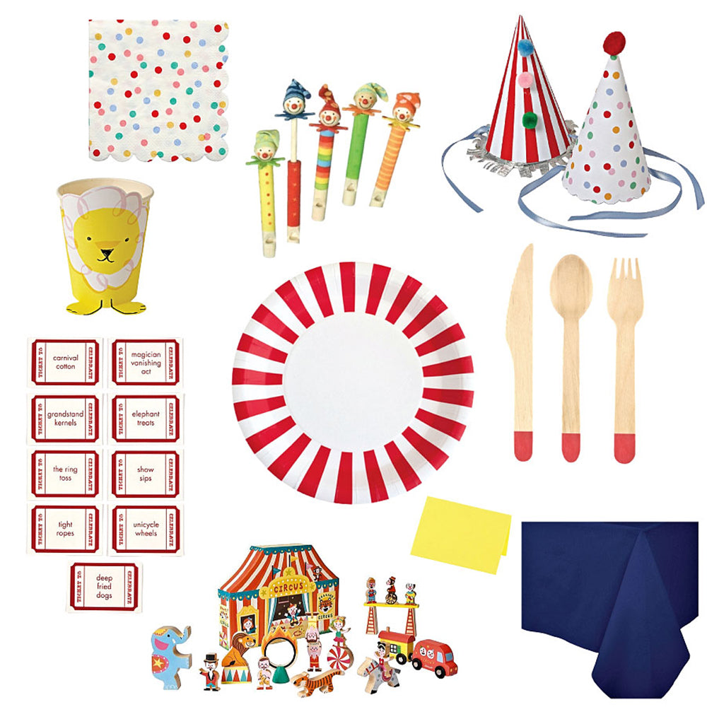 Circus Party Tabletop Kit for 8 – Yozo Studio, LLC