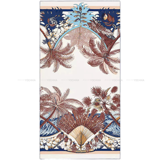 2022年春夏 HERMES エルメス スカーフ カレ90 レクタングル アロハ