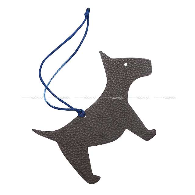 HERMES エルメス バッグチャーム プティアッシュ シュナウザー 犬