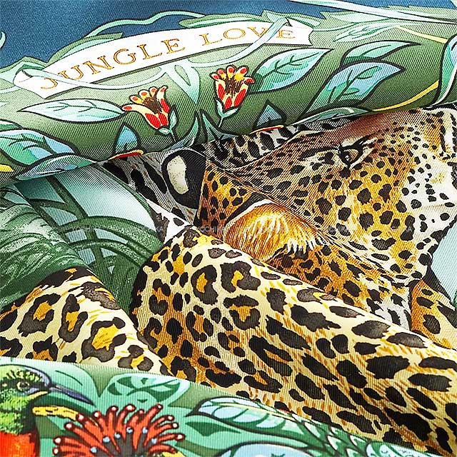 2024年 秋冬 新作 HERMES エルメス スカーフ カレ90 ジャングル・ラブ