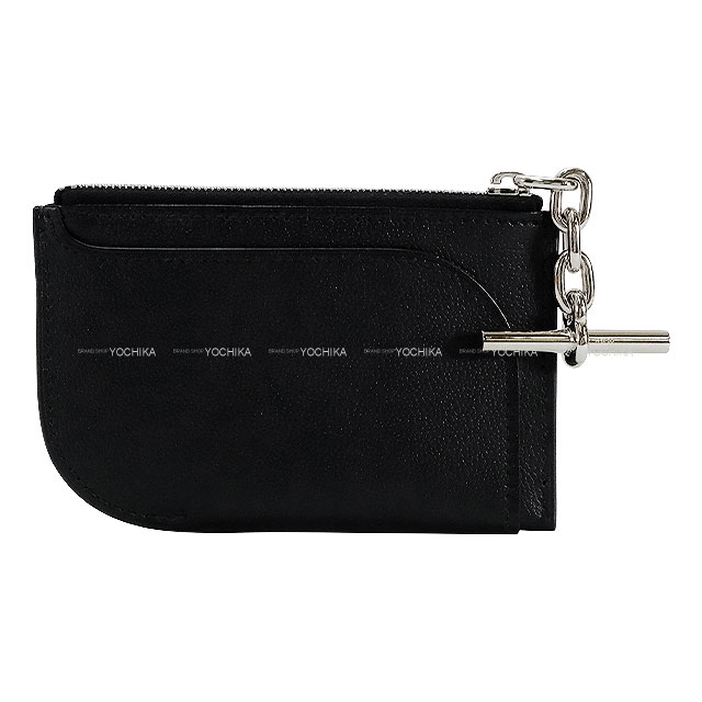 HERMES エルメス カードケース ストラップ カードホルダー PM 黒