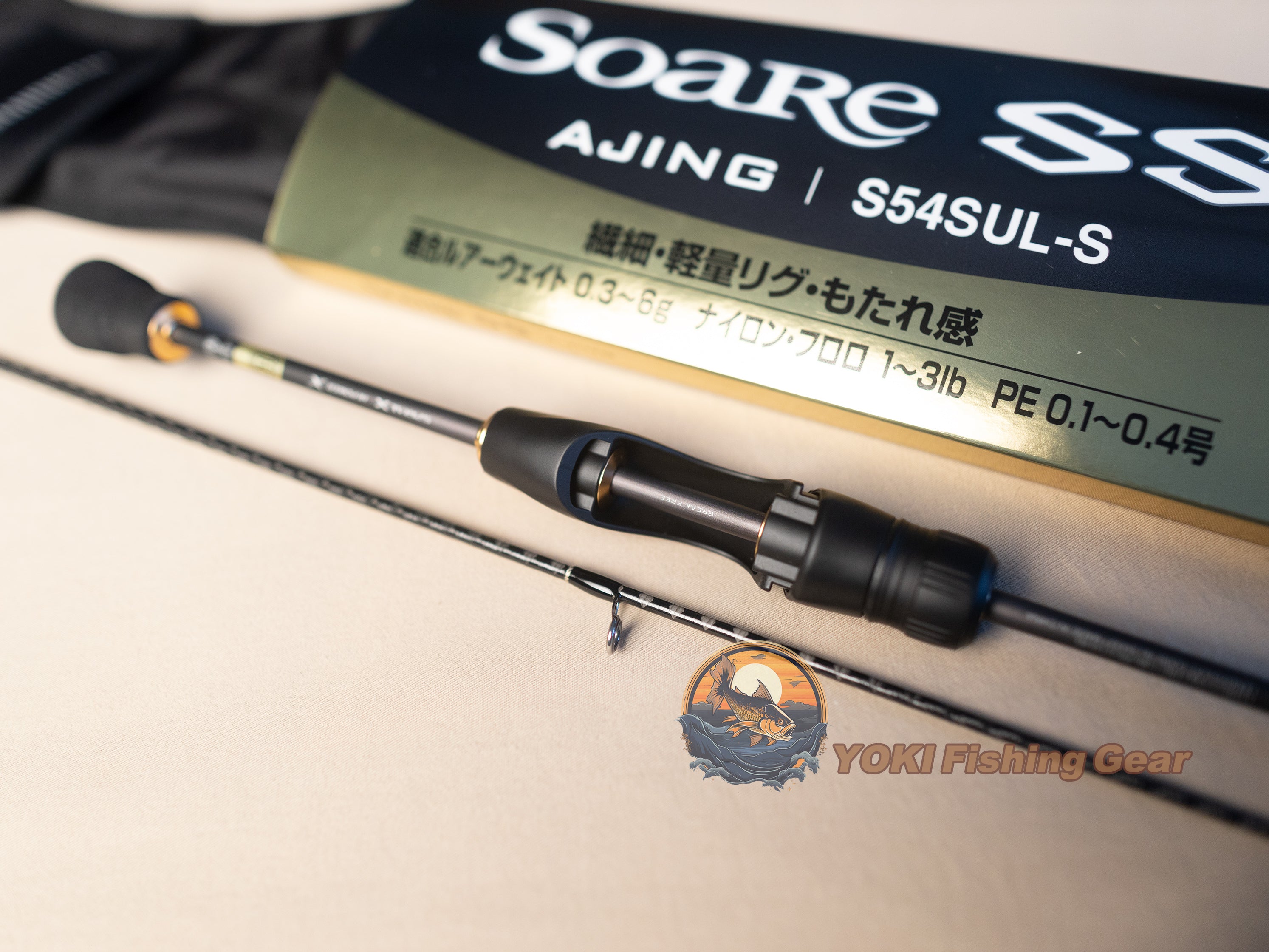 Brand New Shimano 22 SOARE SS AJING S54SUL-S Spinning rod – YOKI