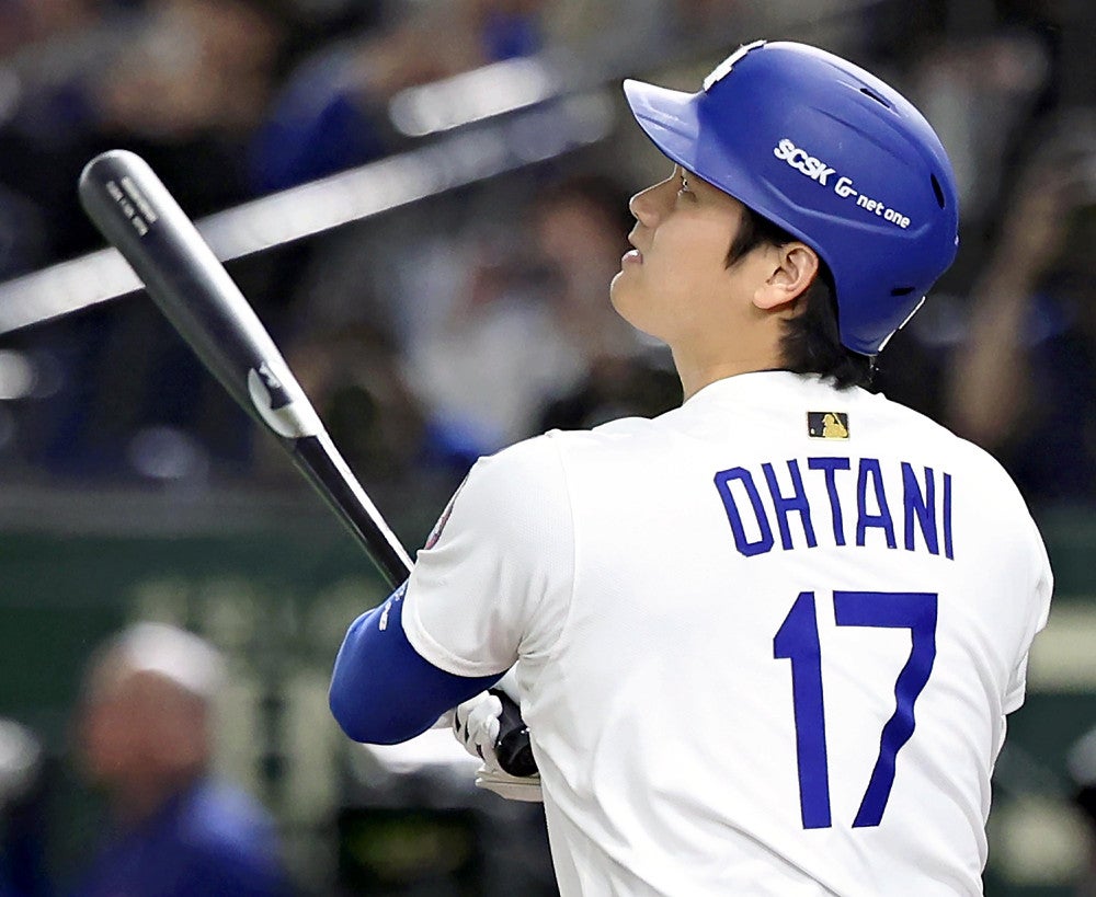 ドジャース大谷翔平「少し微妙な感じ」の1号ホームラン…凱旋試合は