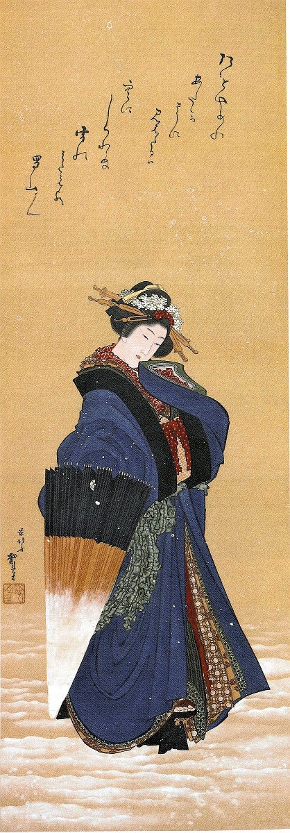 北斎の50歳代を代表する肉筆美人画、ニトリが6・2億円で落札…北斎