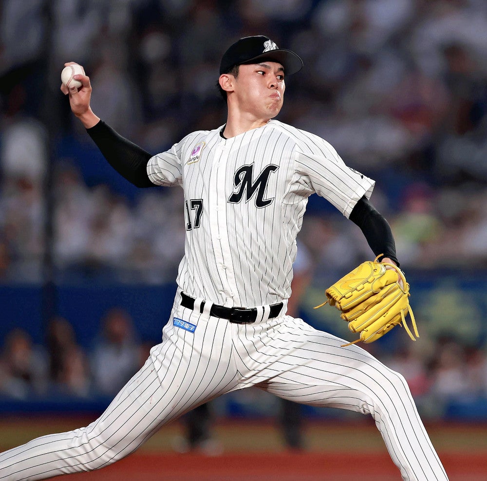 ロッテ・佐々木朗希、1イニング4奪三振を記録…プロ野球26人目