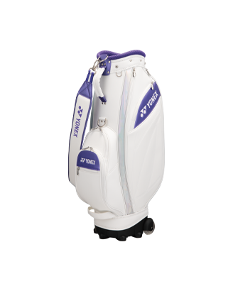 ヨネックスゴルフバック 軽量設計のホワイト/グリーンゴルフキャディ