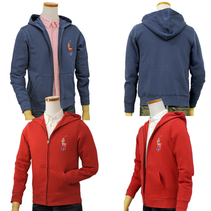 POLO ラルフローレンビッグポニーフルジップパーカー送料無料 トレ-ナ