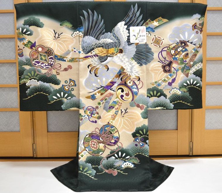 お宮参り着物 女の子 初着 産着 総絞り om-l-331 商品詳細｜お宮参り