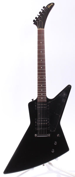 2001 Gibson Explorer '76 all black ebony – Yeahman's Vintage