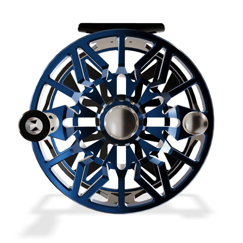 Abel SDX Ported - Black / Blue Spool - Size 12/14 | Yellow Dog