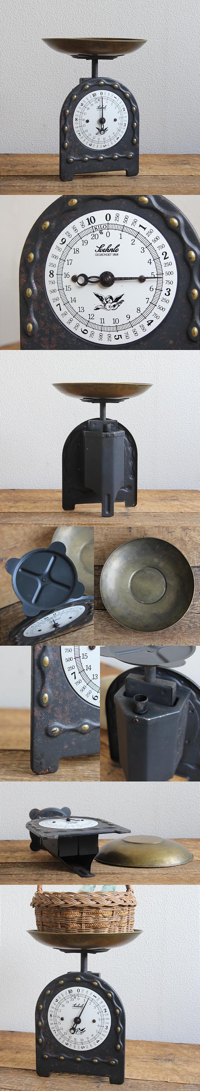 ドイツ アンティーク キッチンスケール ツェーンレ社 天使 量り