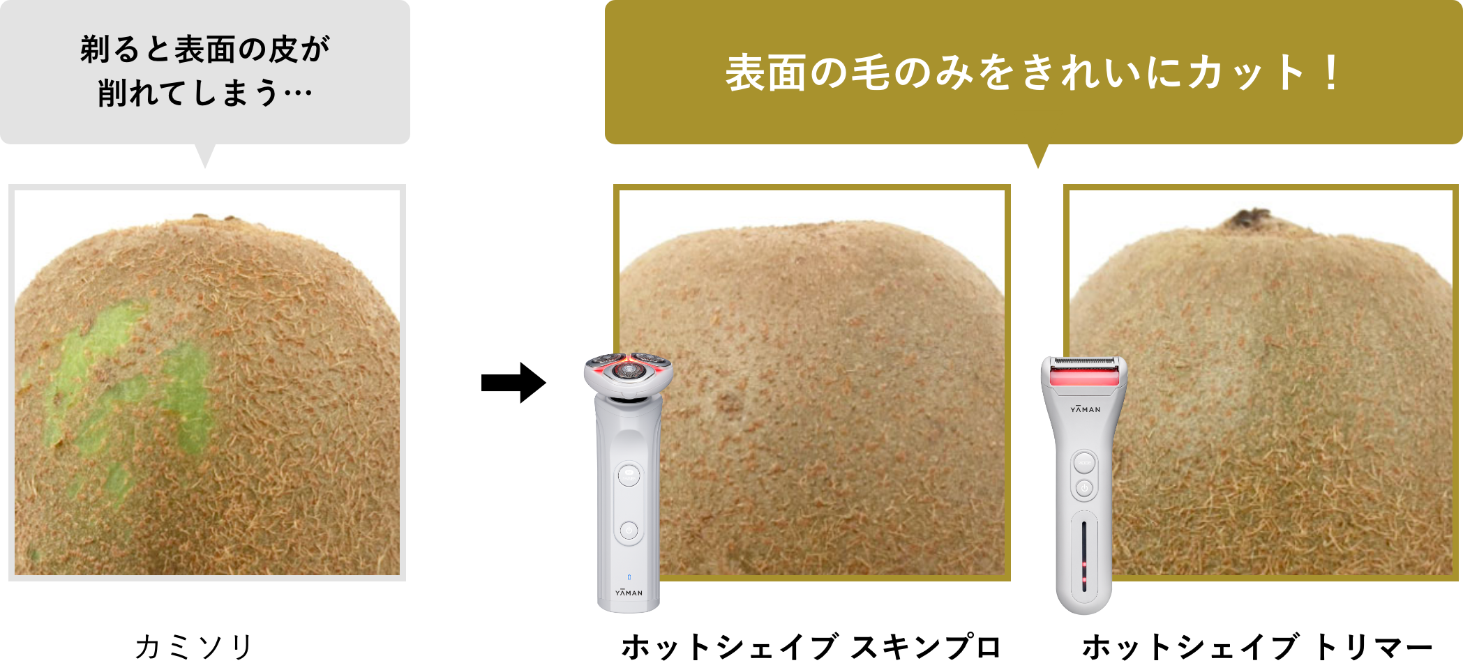 ホットシェイブ トリマー』温めて剃る。手軽に全身グルーミング