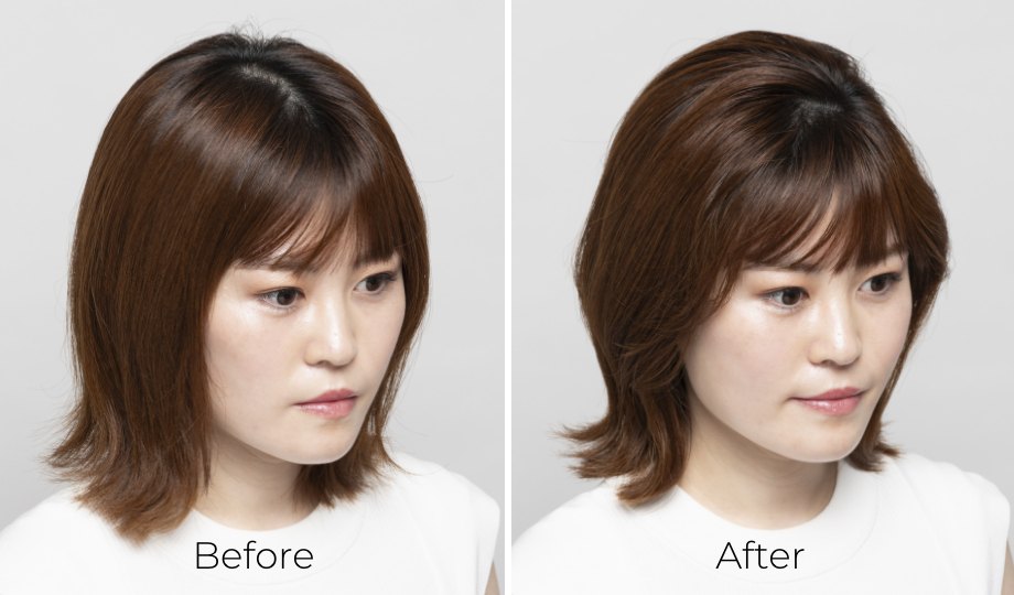 ショートヘアやボブスタイルのボリュームアップに「ヘアボリューマー