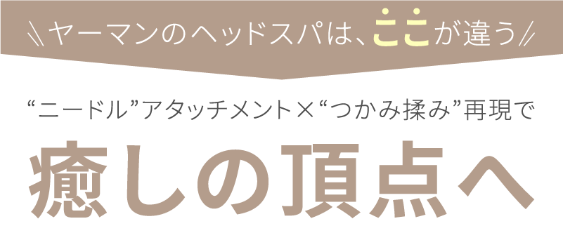 頭も顔もリフトケア。ニードルヘッドスパリフトシリーズ｜mysé(ミーゼ